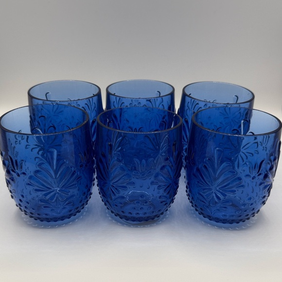 The Pioneer Woman Other - The Pioneer Woman 6 - Sunny Days Cobalt Steamless Wine 13oz